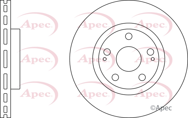 APEC féktárcsa - DSK2513 - TothCarparts