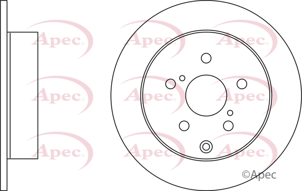 APEC féktárcsa - DSK2523 - TothCarparts