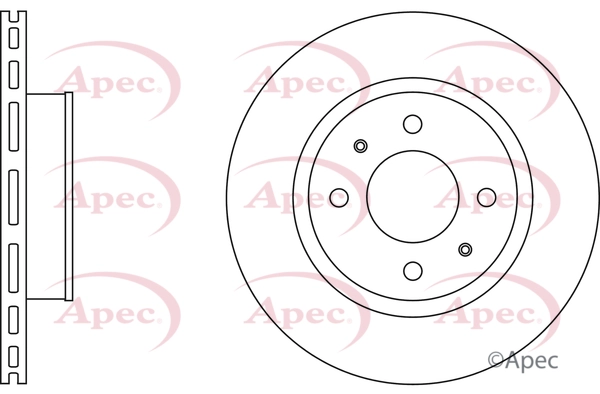 APEC féktárcsa - DSK2543 - TothCarparts