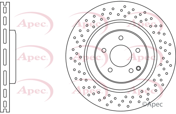 APEC féktárcsa - DSK2544 - TothCarparts