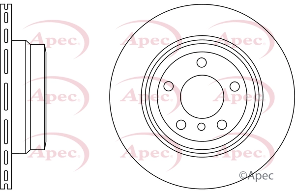 APEC féktárcsa - DSK2601 - TothCarparts