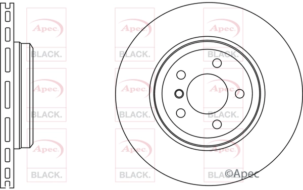 APEC féktárcsa - DSK2607B - TothCarparts