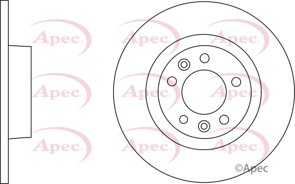 APEC féktárcsa - DSK2612 - TothCarparts