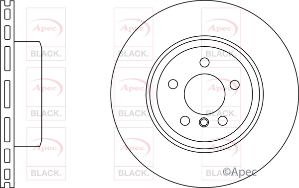 APEC féktárcsa - DSK2622B - TothCarparts