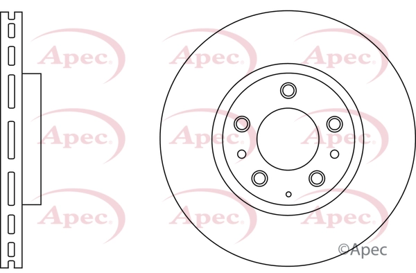 APEC féktárcsa - DSK2665 - TothCarparts
