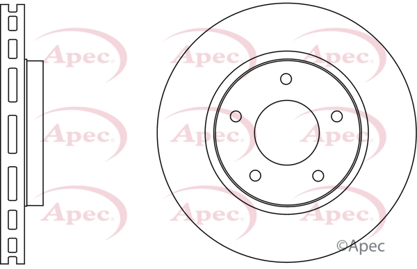 APEC féktárcsa - DSK2666 - TothCarparts