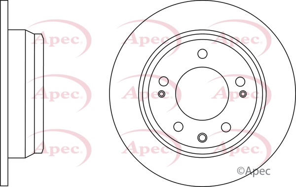 APEC féktárcsa - DSK2672 - TothCarparts