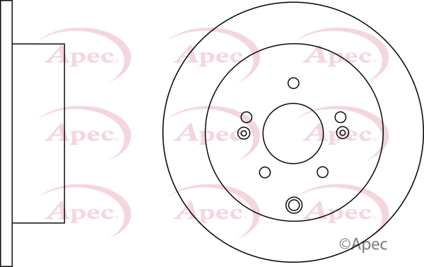 APEC féktárcsa - DSK2694 - TothCarparts