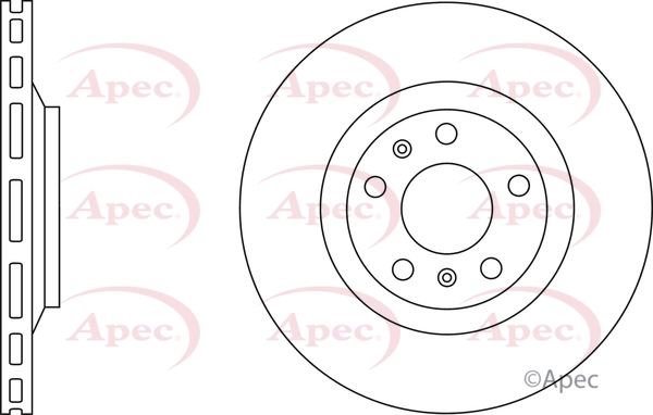 APEC féktárcsa - DSK2733 - TothCarparts