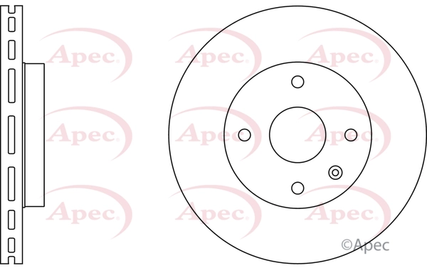 APEC féktárcsa - DSK2810 - TothCarparts