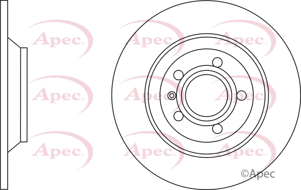 APEC féktárcsa - DSK2854 - TothCarparts