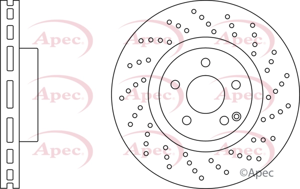 APEC féktárcsa - DSK2866 - TothCarparts