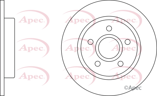 APEC féktárcsa - DSK2926 - TothCarparts