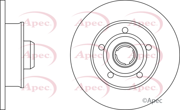 APEC féktárcsa - DSK2933 - TothCarparts