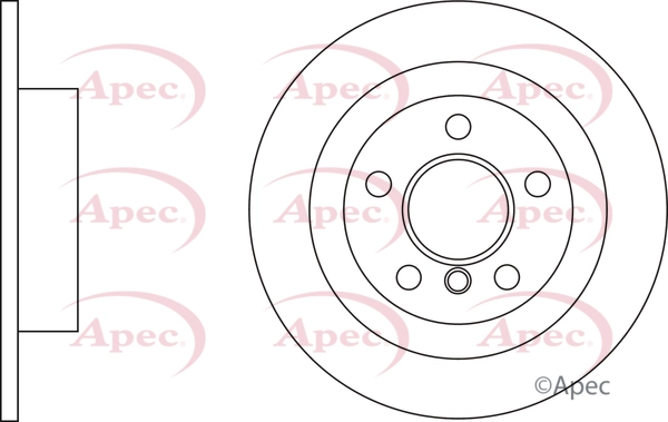 APEC féktárcsa - DSK3206 - TothCarparts