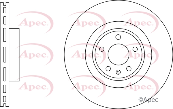 APEC féktárcsa - DSK3300 - TothCarparts