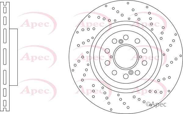 APEC féktárcsa - DSK3315 - TothCarparts