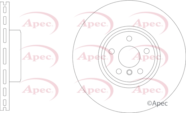 APEC féktárcsa - DSK3325 - TothCarparts