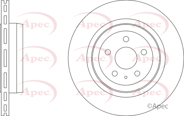 APEC féktárcsa - DSK3333 - TothCarparts