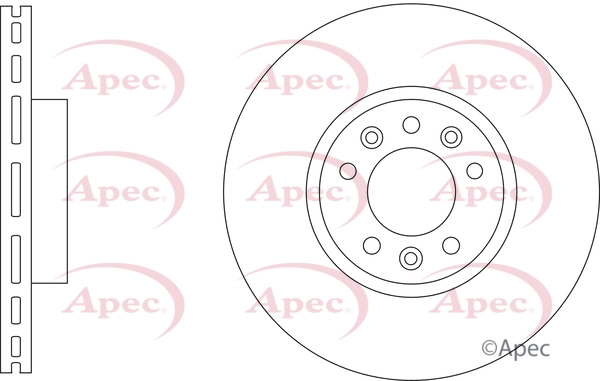 APEC féktárcsa - DSK3341 - TothCarparts