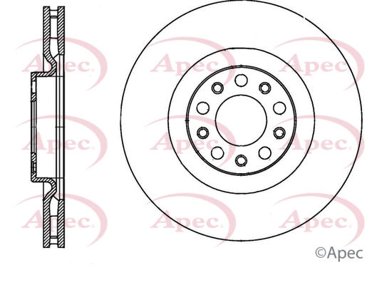 APEC féktárcsa - DSK3395 - TothCarparts