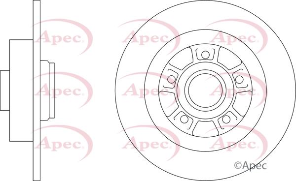 APEC féktárcsa - DSK3397 - TothCarparts