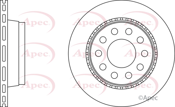 APEC féktárcsa - DSK344 - TothCarparts
