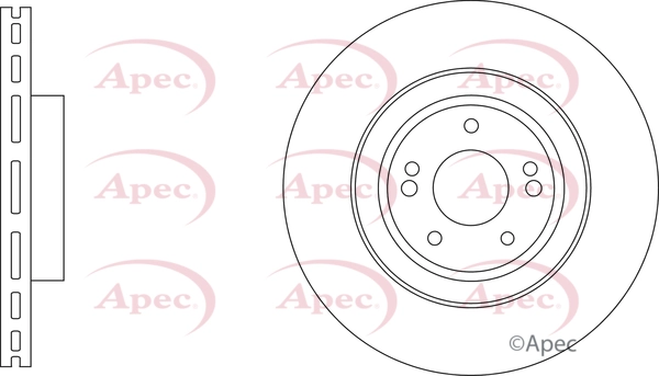 APEC féktárcsa - DSK3450 - TothCarparts