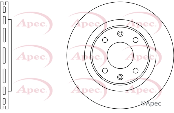 APEC féktárcsa - DSK519 - TothCarparts
