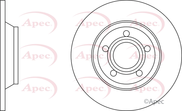 APEC féktárcsa - DSK638 - TothCarparts