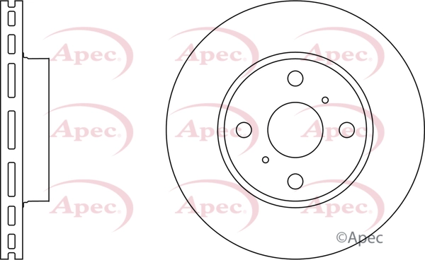 APEC féktárcsa - DSK657 - TothCarparts