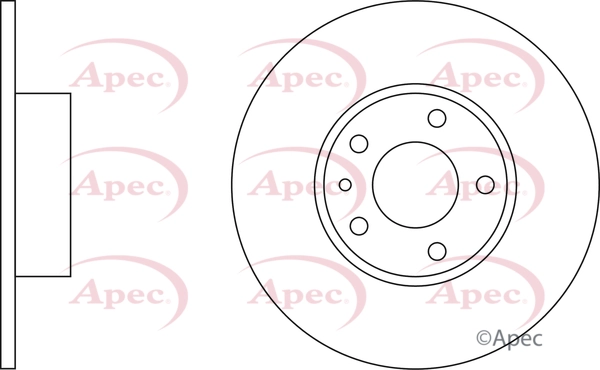 APEC féktárcsa - DSK743 - TothCarparts