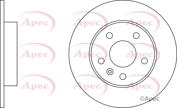 APEC féktárcsa - DSK806 - TothCarparts