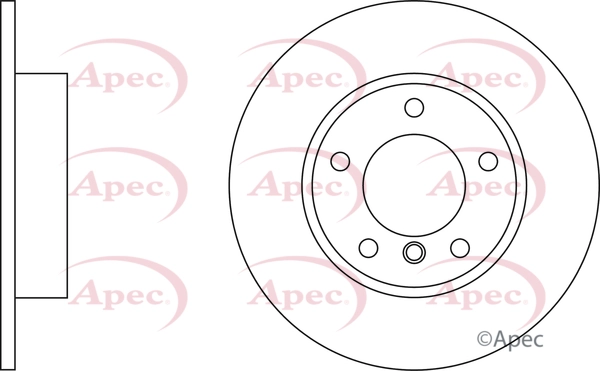 APEC féktárcsa - DSK910 - TothCarparts