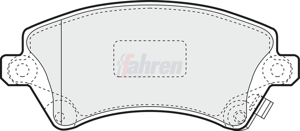 Fahren fékbetétkészlet, tárcsafék - FBP3100 - TothCarparts
