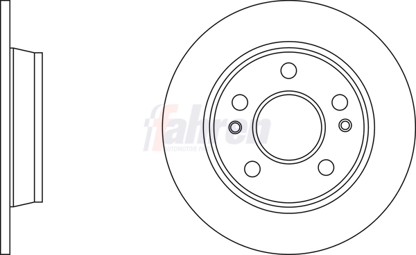 Fahren féktárcsa - FBD6720 - TothCarparts