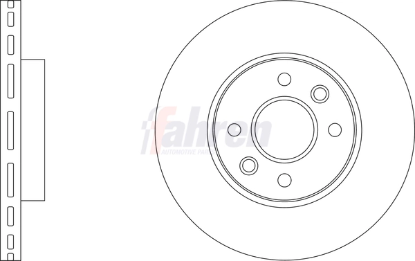 Fahren féktárcsa - FBD6957 - TothCarparts