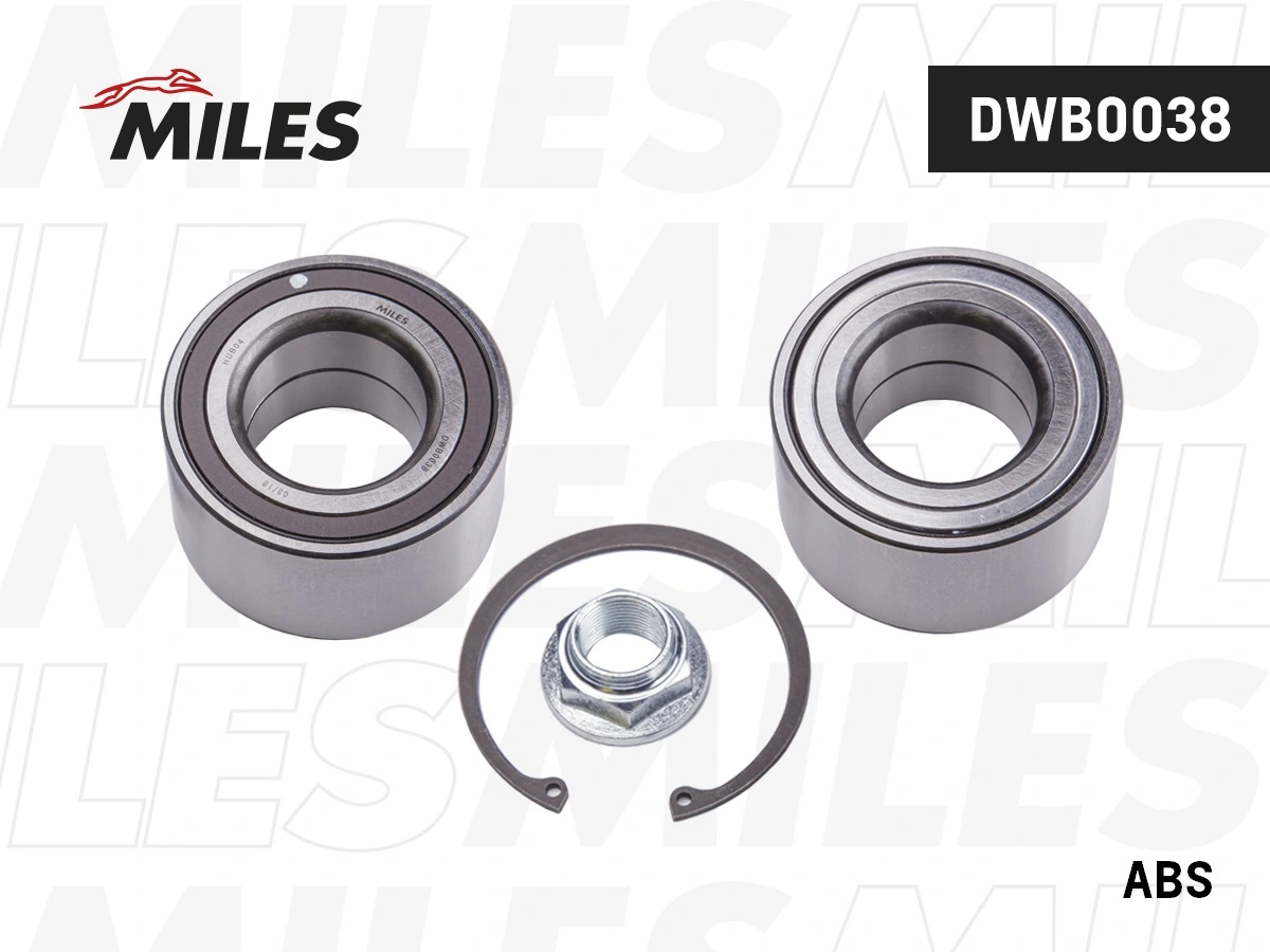 MILES kerékcsapágy készlet - DWB0038 - TothCarparts
