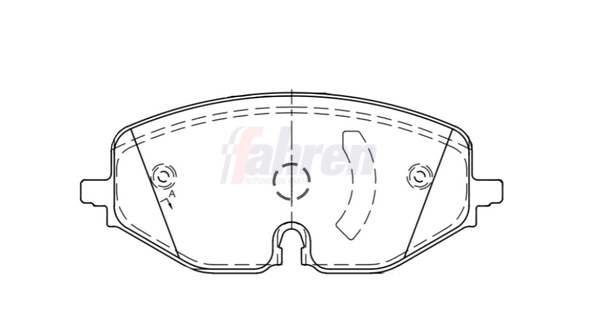 Fahren fékbetétkészlet, tárcsafék - FBP3950 - TothCarparts