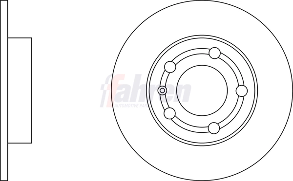 Fahren féktárcsa - FBD6064 - TothCarparts