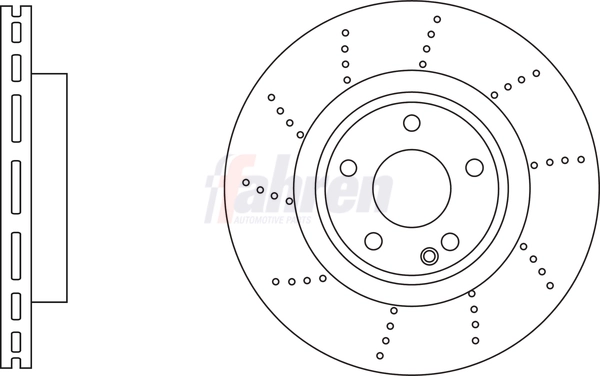 Fahren féktárcsa - FBD6936 - TothCarparts