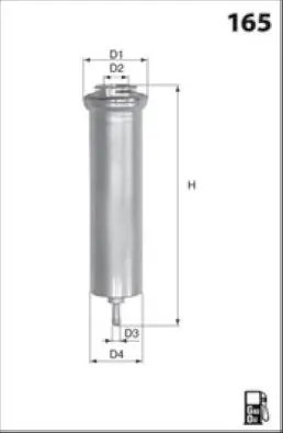 MISFAT Üzemanyagszűrő - E101 - TothCarparts