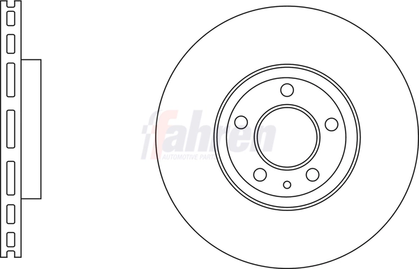 Fahren féktárcsa - FBD6809 - TothCarparts
