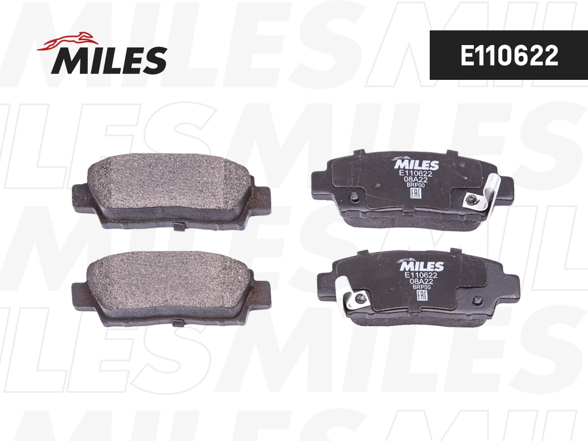 MILES fékbetétkészlet, tárcsafék - E110622 - TothCarparts