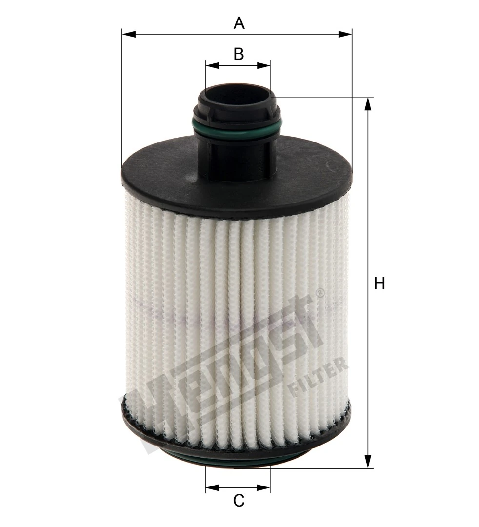 HENGST FILTER olajszűrő - E124H D202 - TothCarparts