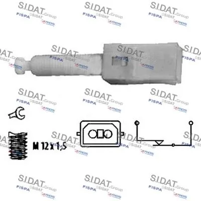 AUTOTEAM Féklámpakapcsoló - E140027 - TothCarparts