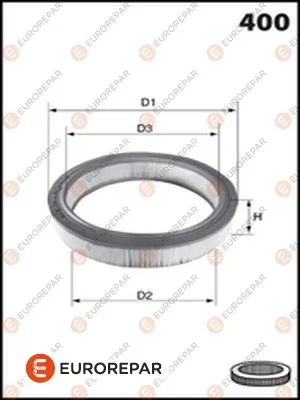 EUROREPAR légszűrő - E147106 - TothCarparts