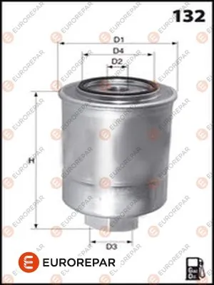EUROREPAR Üzemanyagszűrő - E148109 - TothCarparts