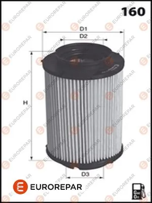EUROREPAR Üzemanyagszűrő - E148140 - TothCarparts