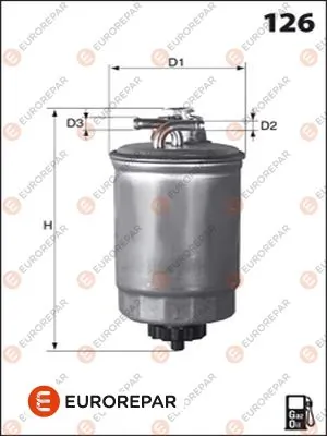 EUROREPAR Üzemanyagszűrő - E148160 - TothCarparts